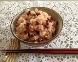 炊飯器で赤飯作り方7写真