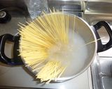 簡単!ペペロンチーノ風たらこスパゲティ作り方1写真