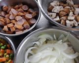 ナポタマ☆美味です！目玉焼きとナポリタン作り方1写真
