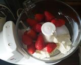 クリームチーズといちごのムース作り方3写真