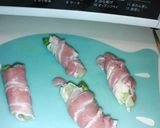 チーズ&アスパラ豚薄バラ巻揚げ♬作り方2写真