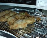 チーズ&アスパラ豚薄バラ巻揚げ♬作り方3写真