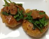 簡単！つくね 紫蘇と梅肉添え作り方8写真