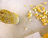 とうもろこしの炊き込みご飯…作り方2写真