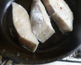 みつ葉をのせたカラスカレイの甘酢あんかけ作り方2写真