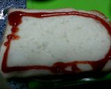 【卵】目玉焼きトースト+ソース！作り方2写真