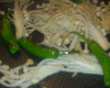 えのきとししとうの生姜醤油あえ作り方1写真