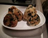 ワカメの焼きおにぎり作り方4写真