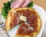 子供と作れる♡豆乳とチーズのパンケーキ作り方5写真