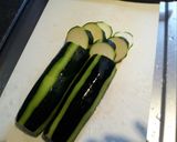 ズッキーニのｸﾞﾘﾙ焼き作り方1写真