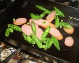朝ご飯に☆スナップえんどうの卵炒め♪作り方2写真