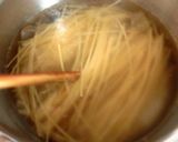 トマトとツナの即席パスタ♫作り方1写真