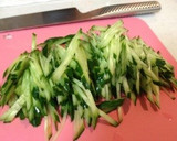 ご飯にもおつまみにも！きゅうりとささみ♡作り方2写真