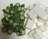 オクラのスープ作り方1写真