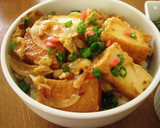 簡単☆厚揚げ丼作り方4写真