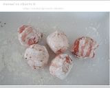 お弁当おかず＊チーズの肉巻きボール作り方3写真