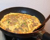 タイの家庭料理カイチアオ☆節約ごはん☆卵作り方5写真