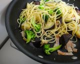 茄子とベーコン・ブロッコリーのパスタ★作り方10写真
