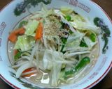 俺流！ダイエット♪しらたき野菜タンメン作り方8写真