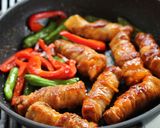 厚揚げの豚バラ巻き✿ピリ辛照り焼き作り方7写真