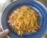 パスタを茹でないでナポリタン作り方10写真