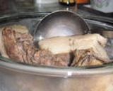 熊肉の煮物作り方4写真