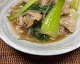 残り物で豚バラと青梗菜ともやしのオイ炒め作り方8写真