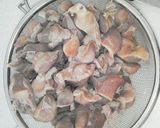 砂ずりのにんにくいため作り方2写真