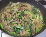 めんつゆで☆簡単野菜たっぷり牛丼作り方7写真