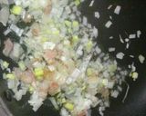 居酒屋風☆ﾊﾟﾗﾊﾟﾗ納豆ﾁｬｰﾊﾝ作り方1写真