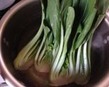 ちんげん菜の塩昆布和え作り方1写真
