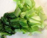 ちんげん菜の塩昆布和え作り方2写真