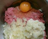 家庭の味。ふっくらハンバーグ作り方5写真