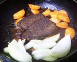 牛のもも肉のココナツ照り焼き作り方5写真