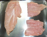 ジャガイモのはさみ焼きwithササミ作り方1写真