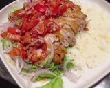 チキンソテー簡単サルサソースワンプレート作り方5写真