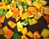 カラーピーマンのトマト炒め作り方3写真