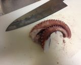 タコのキウイ和え作り方2写真