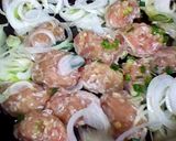 ☆ガッツリ簡単!鶏つくねで親子丼☆作り方2写真