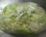 簡単一品＊キャベツの即席漬け 柚子風味作り方3写真