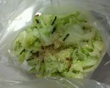 簡単一品＊キャベツの即席漬け 柚子風味作り方7写真