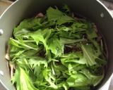 豚バラ肉と水菜のさっと煮作り方3写真