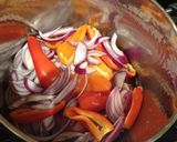 レタスとパプリカとソーセージのポトフ作り方3写真
