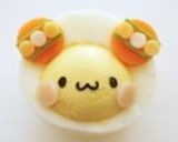 キャラ弁おかず・ゆで卵で＊うーたん作り方7写真