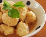 簡単に♫ふわふわジュワ〜な鶏団子作り方5写真