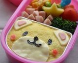 キャラ弁♪くまさんお弁当作り方7写真