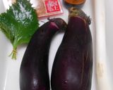 茄子焼き・味ぽんからめのかつおぶしのせ作り方1写真
