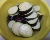 茄子焼き・味ぽんからめのかつおぶしのせ作り方2写真
