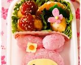 ＊キャラ弁＊簡単！マイメロちゃんおにぎり作り方9写真