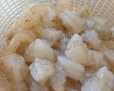 グリーンピースとエビで簡単塩麹パスタ作り方2写真